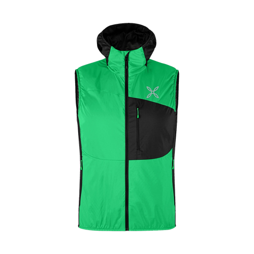 Traccia Octa Hooded Vest Vibe Green