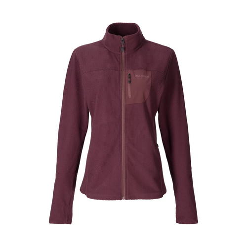Marmot Air Fleece Jacket W Black Plum