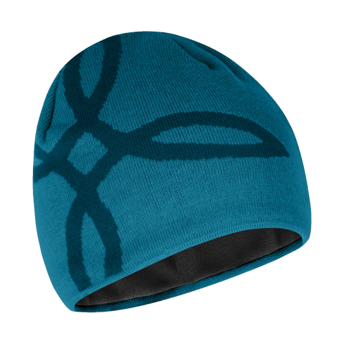 Montura Logo Lined Beanie Steel Blue