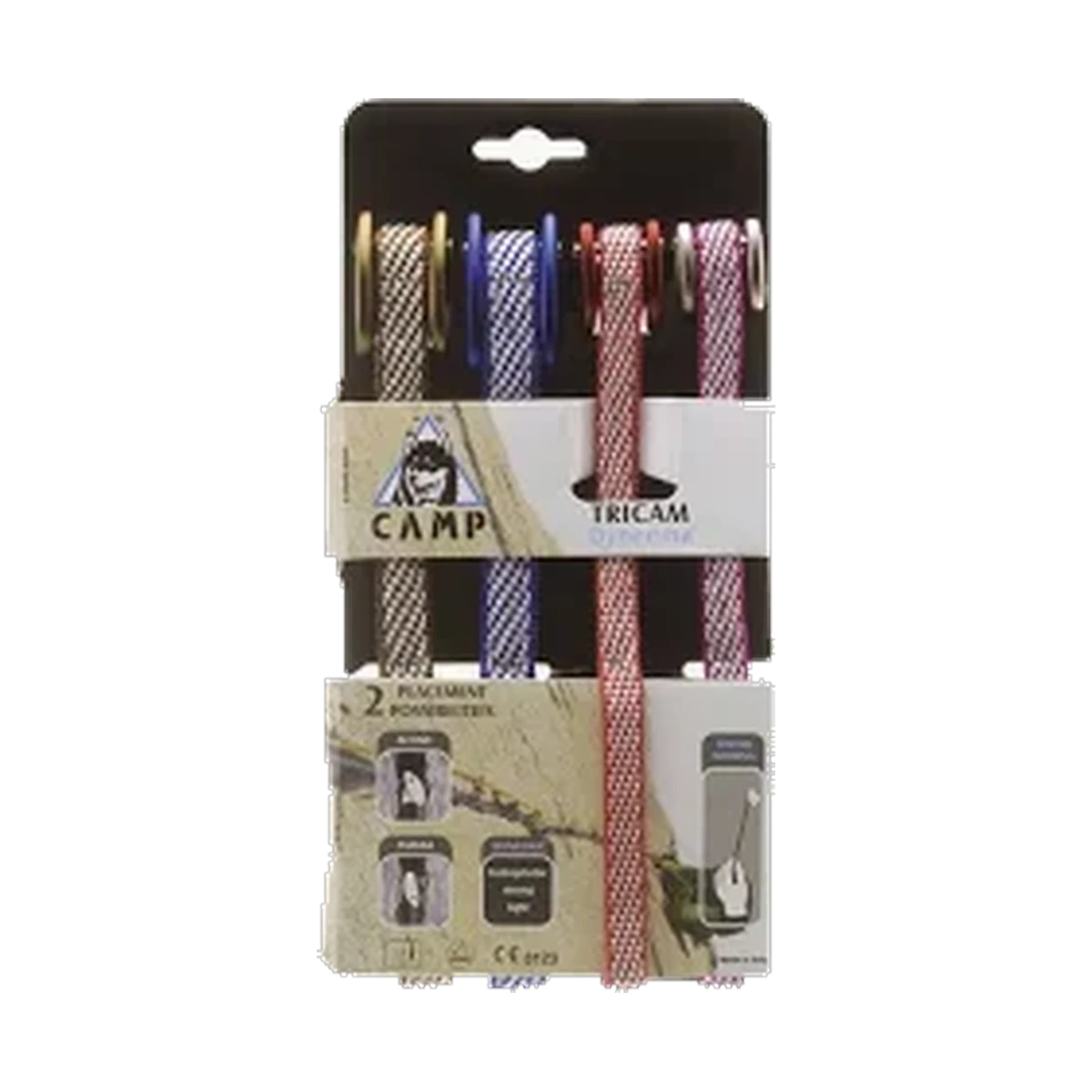 Camp Tricam Set Dyneema – Leichtes Klemmgeräte-Set für vielseitige Absicherung