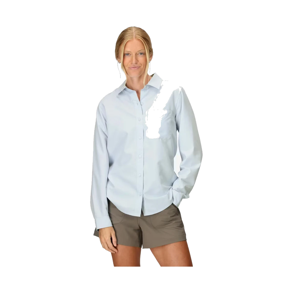 Aerx UPF 40 LS Shirt W White – Leichtes Damen-Langarmshirt mit Sonnenschutz
