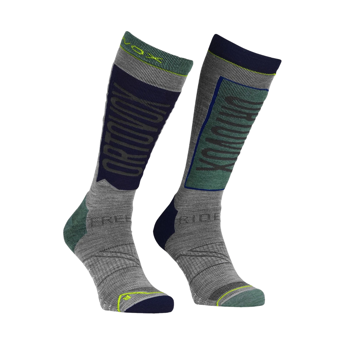 Freeride Long Sock GREY arctic grey