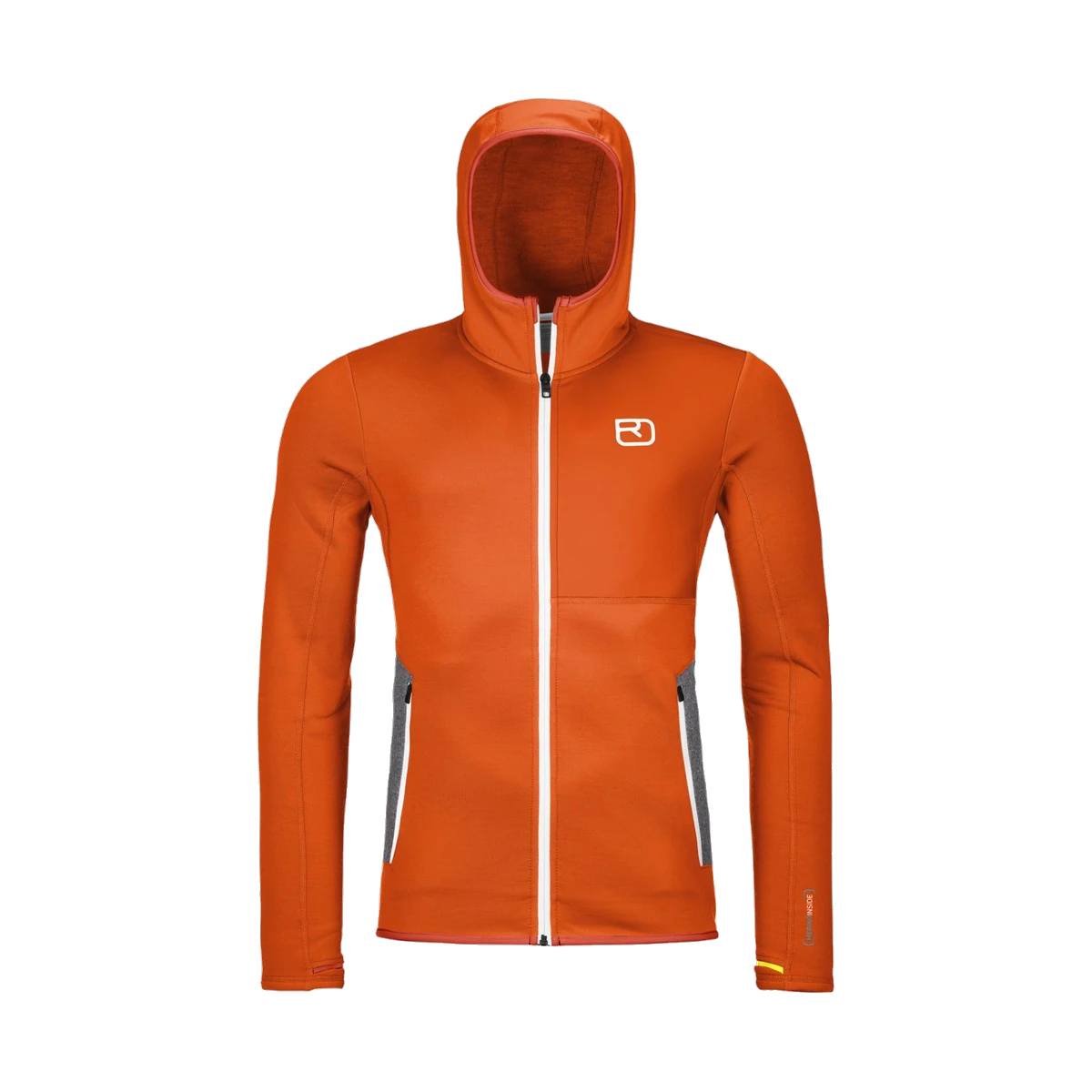 Ortovox Fleece Hoody hot orange