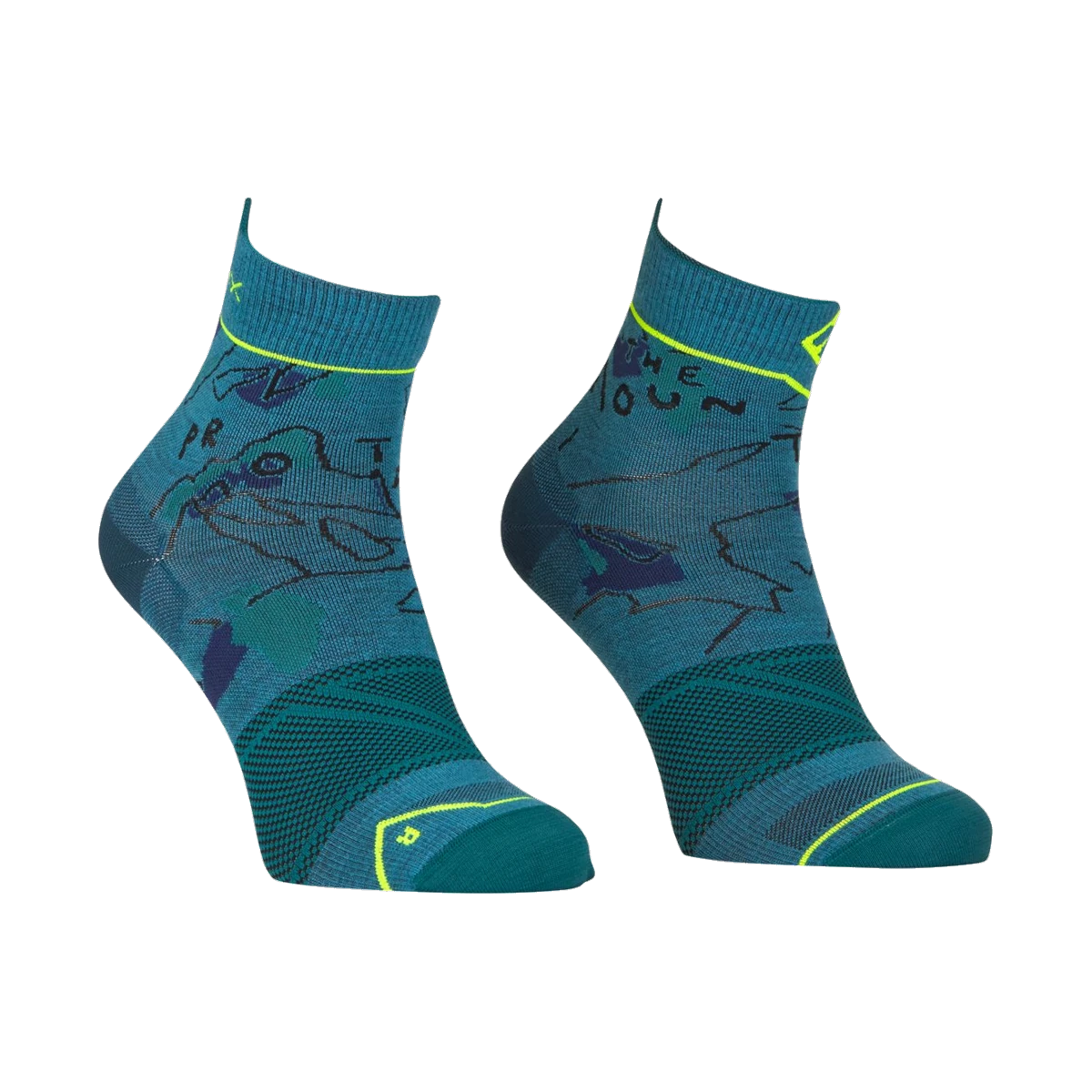 Ortovox Alpine Light Quarter Socks mountain blue