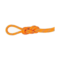 Alpine Sender 7,5 60m Orange, ultralight half and twin rope for alpine and multi pitch climbing
