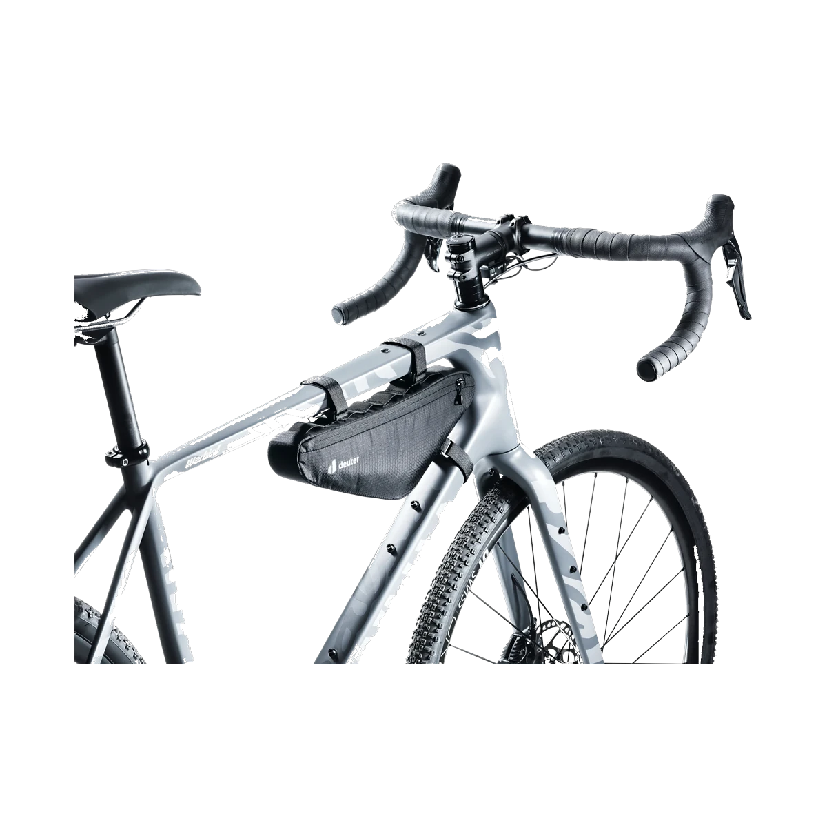 Triangle Front Bag 1,5 Black, praktische Rahmentasche für Bike-Touren und Alltag