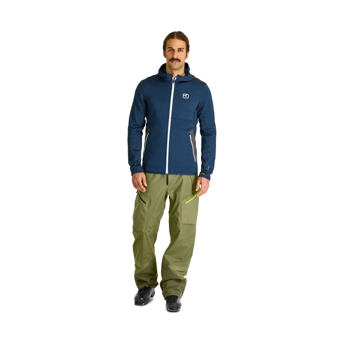 Ortovox Fleece Hoody hot orange