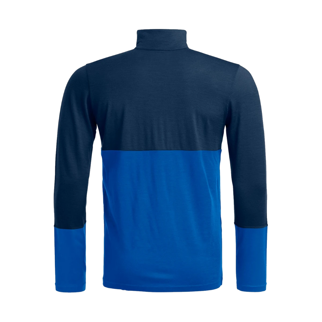 Ortovox 185 Rock'N'Wool Zip Neck deep ocean