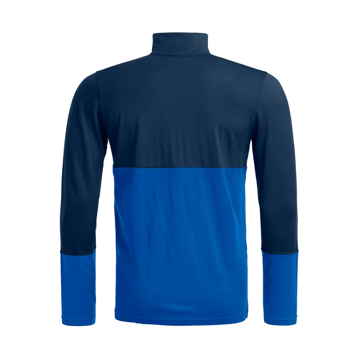 Ortovox 185 Rock'N'Wool Zip Neck deep ocean