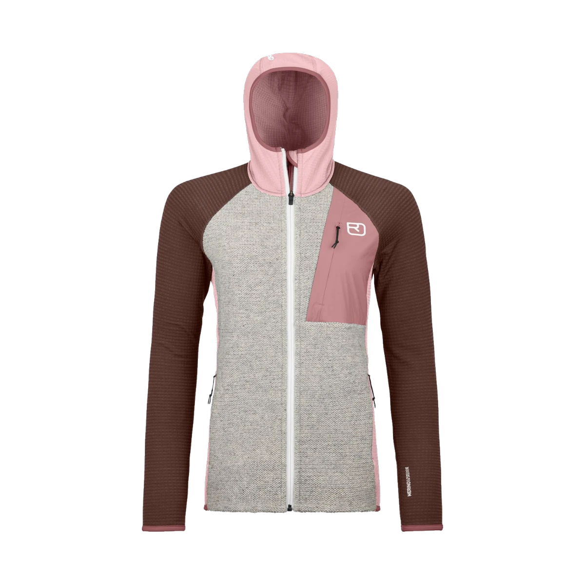 Ortovox Fleece GP Classic Knit Hoody W Dawn Rose