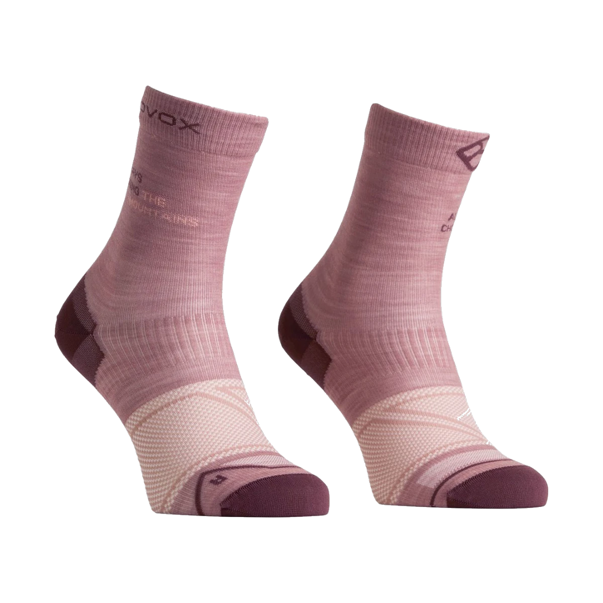 Alpine Light Comp Mid Sock W ROSE dusk rose