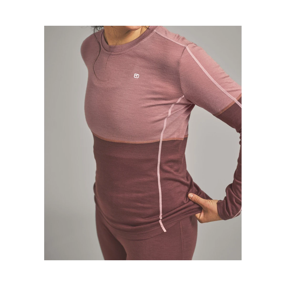 Ortovox 185 Rock'N'Wool Long Sleeve W Icy Shore, view 3