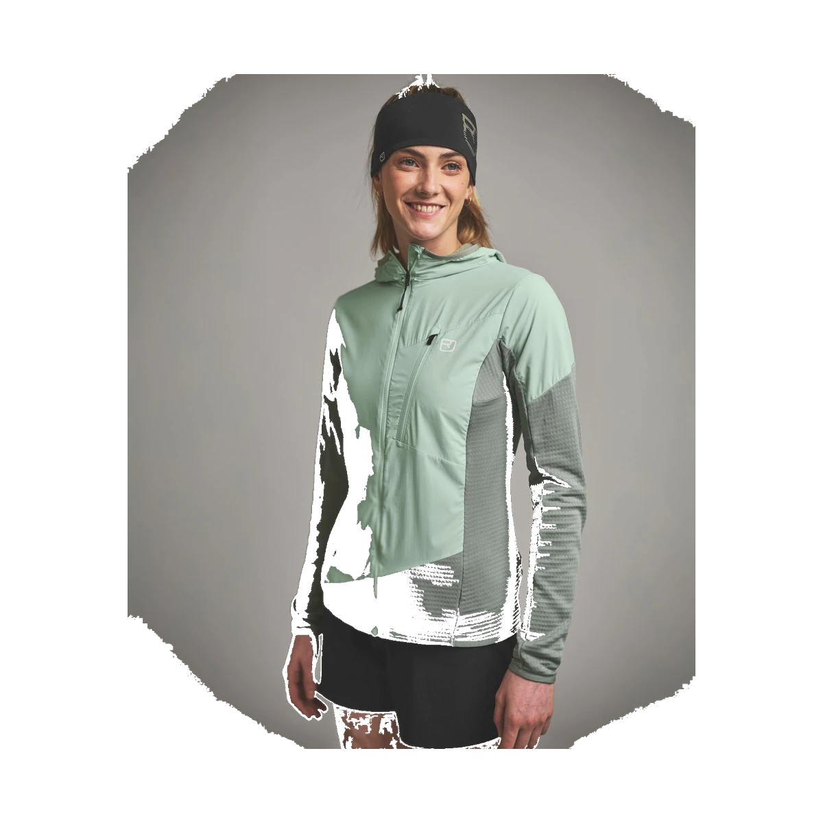 Trace Hybrid Jacket W green acid