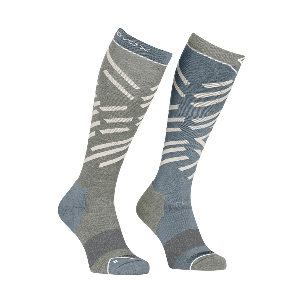 Ortovox Ski Tour Long Socks Green Sage green sage, Ansicht 2