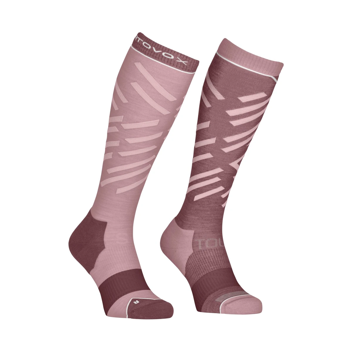 Ortovox Ski Tour Long Socks W Dusk Rose, vista 2