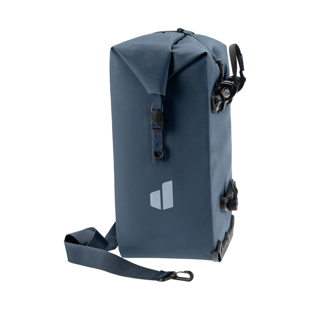 Visby 25+5 Black, geräumige Fahrradtasche für Alltag, Pendeln und Touren black