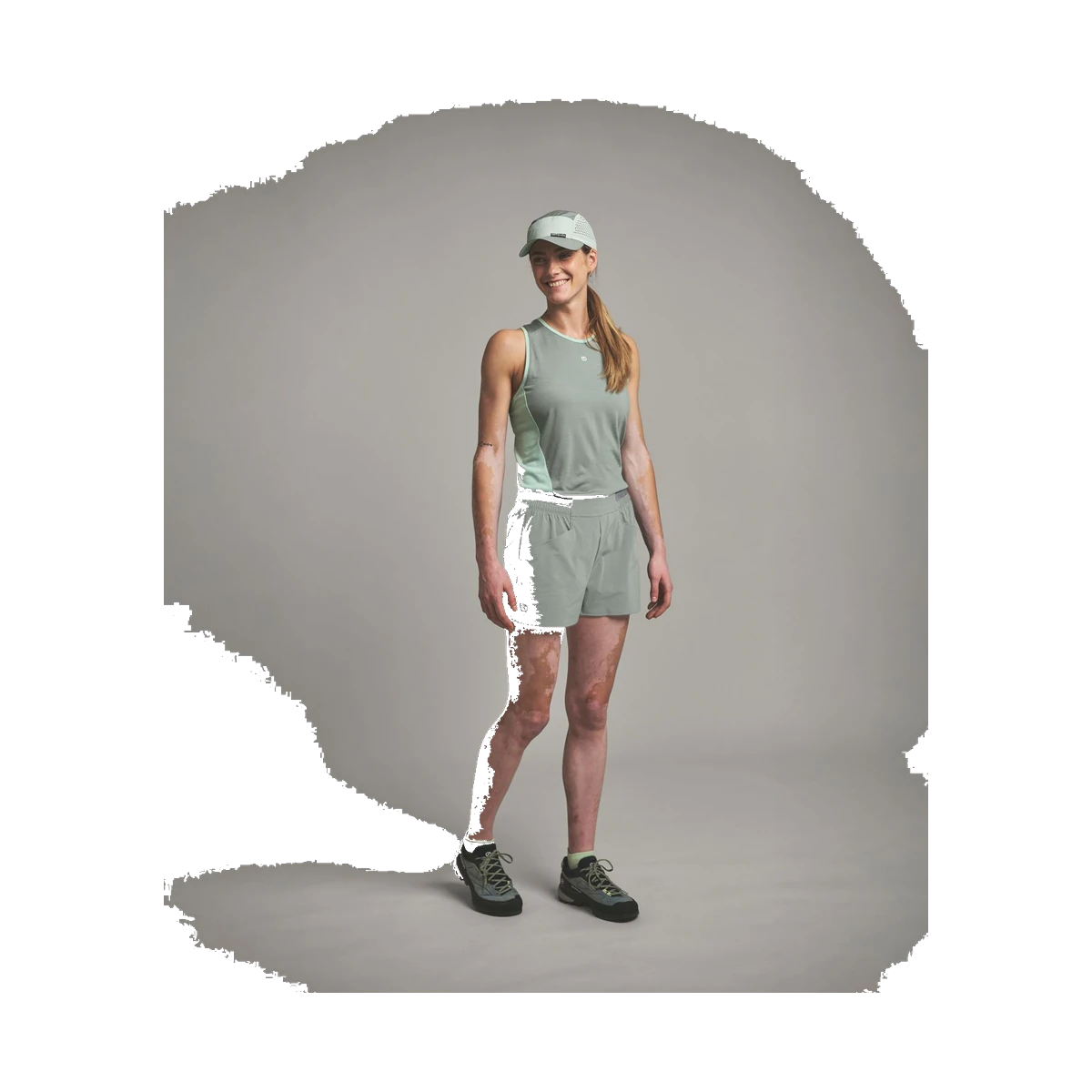 Trace Shorts W green sage