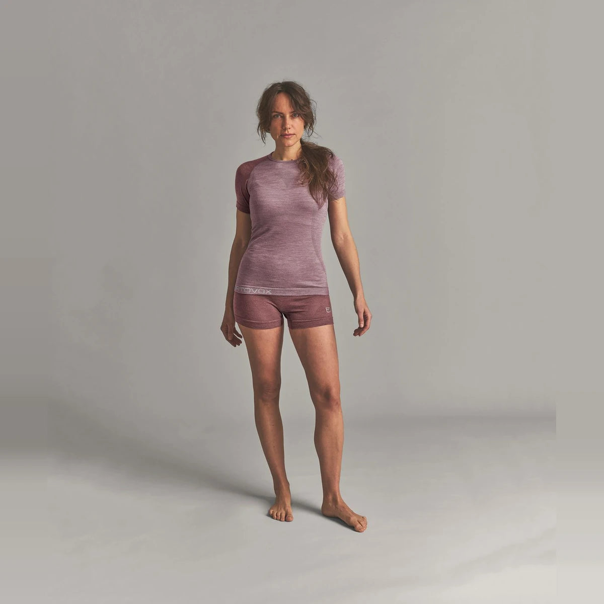 Ortovox 120 Comp Light Short Sleeve W Dusk Rose, view 4