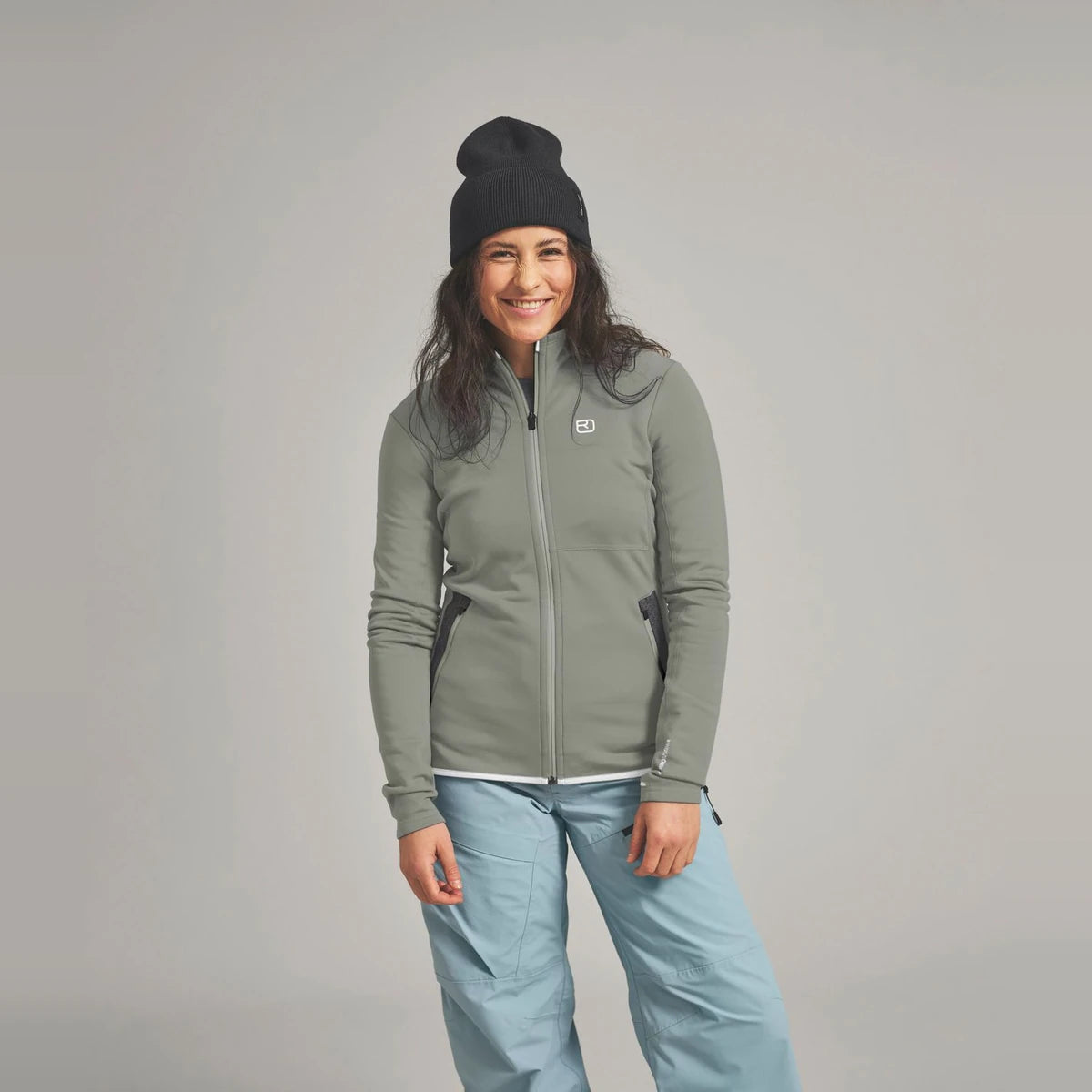 Ortovox Fleece Jacket W Green Sage, view 4