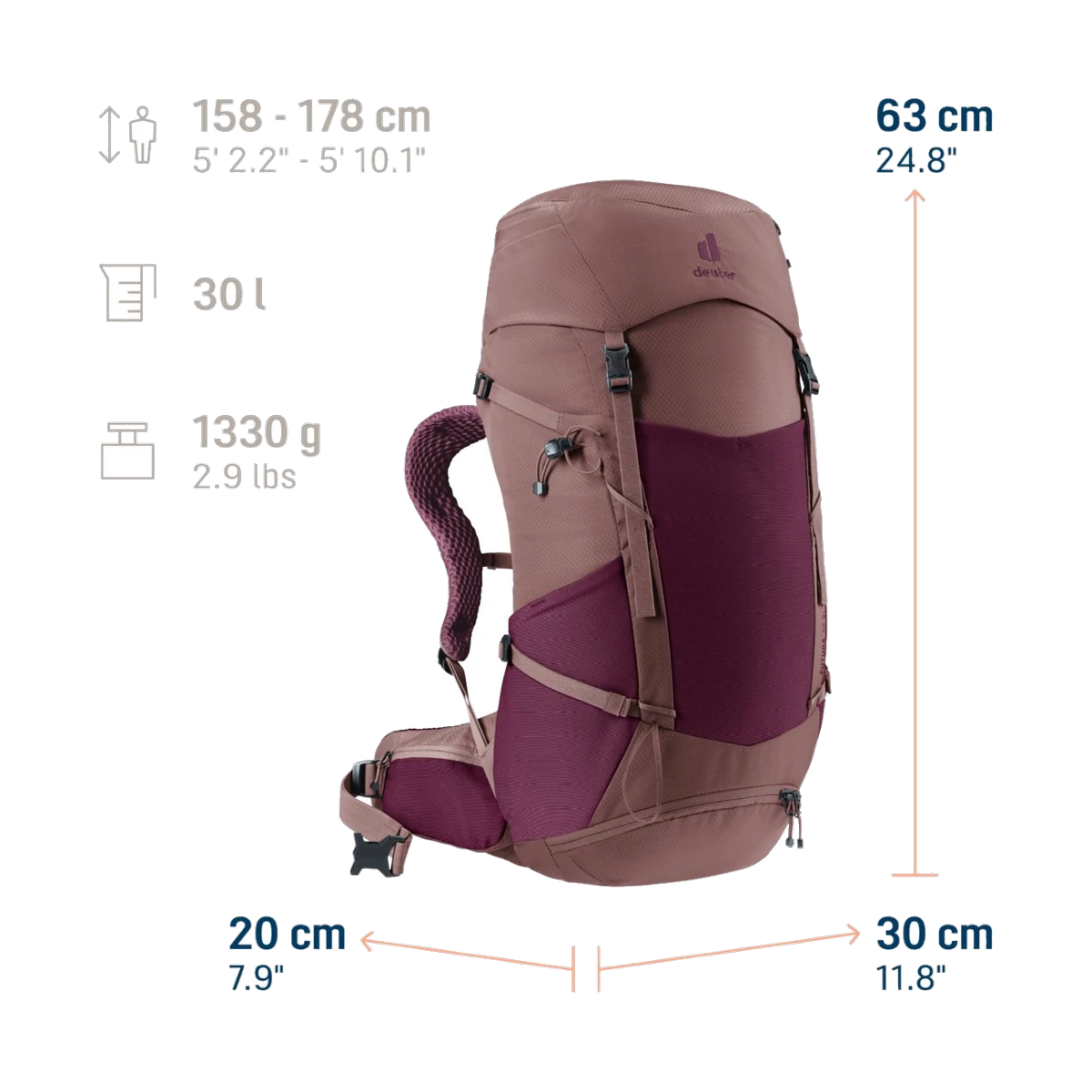 Futura 30 SL BORDEAUX cassis-ashrose
