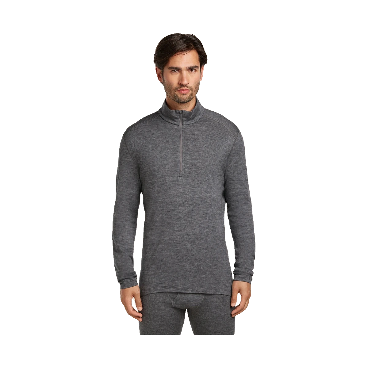 Tech LS Half Zip GREY