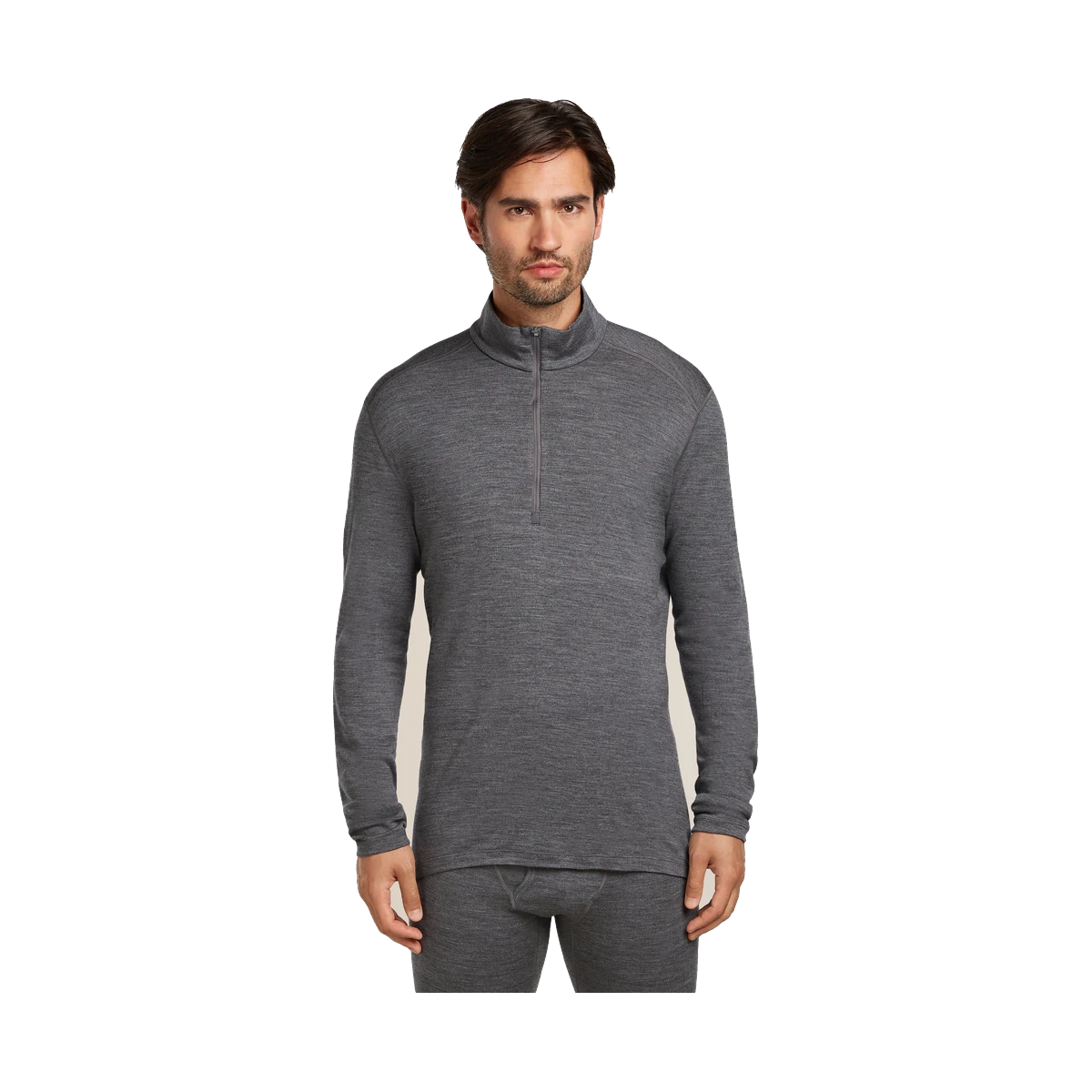 Tech LS Half Zip GREY
