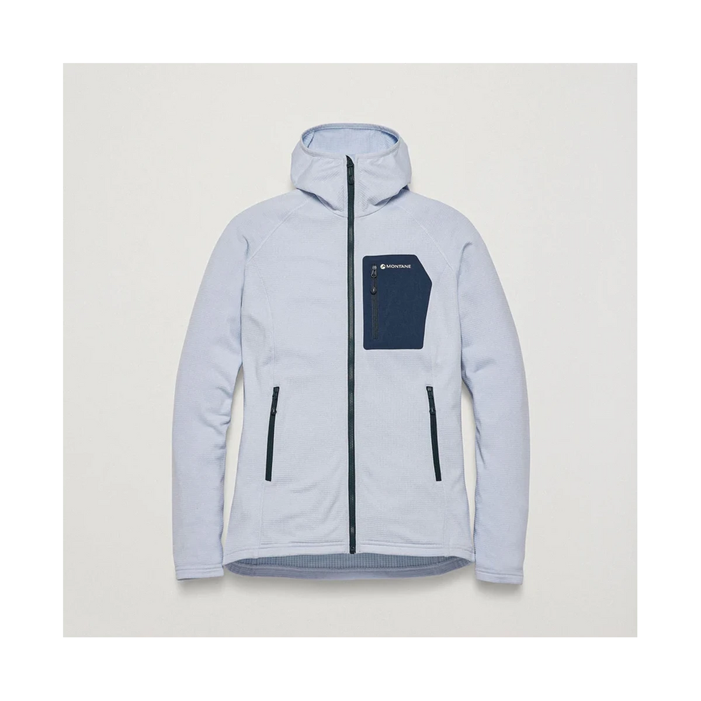 Montane Protium CP Hoody W Violet, leichter Damen-Fleece-Hoody für Bergsport und Outdoor