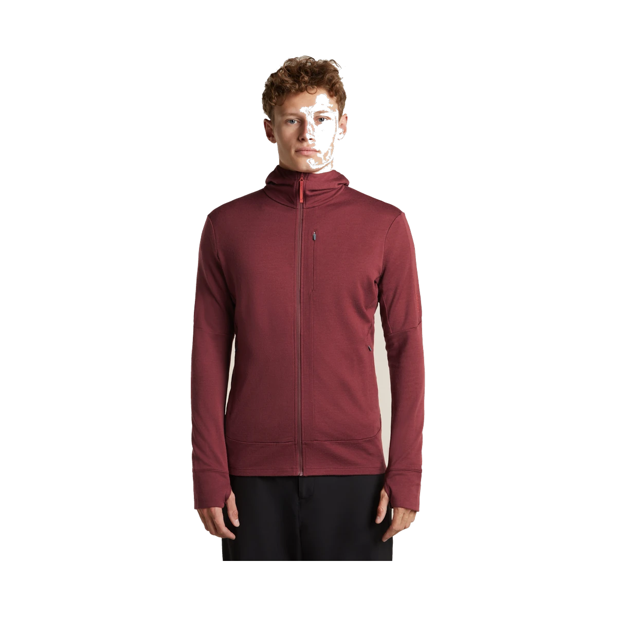 260 Quantum IV LS Zip Hoodie Port/Agate