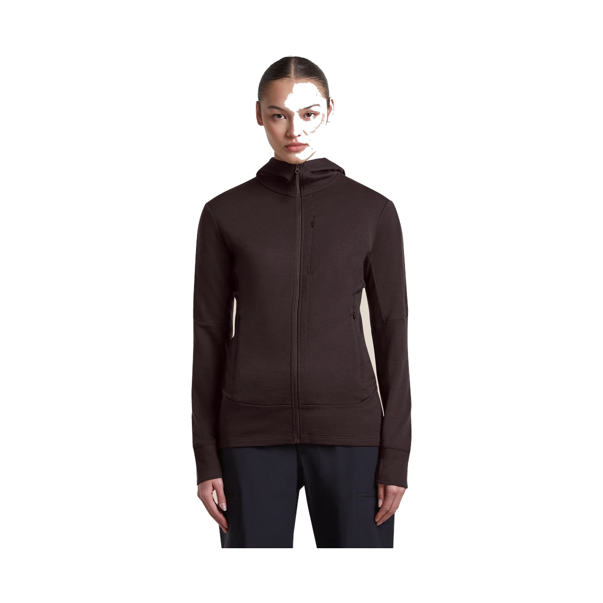 Icebreaker 260 Quantum IV LS Hoody W Bittersweet