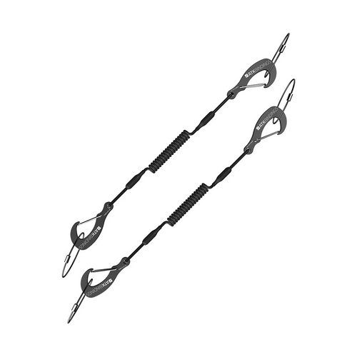 ATK Kevlar Core Leash Double Carabinier Black