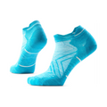 Run Zero Cushion Low Ankle W Turquoise, leichte Damen-Laufsocken für Running und Training