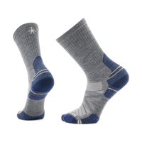 Smartwool Hike Targeted Cushion Crew Grey, Calze trekking comode per escursioni e outdoor
