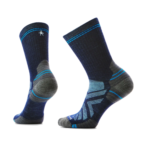 Smartwool Hike Targeted Cushion Crew W Blue, calze trekking da donna con ammortizzazione mirata