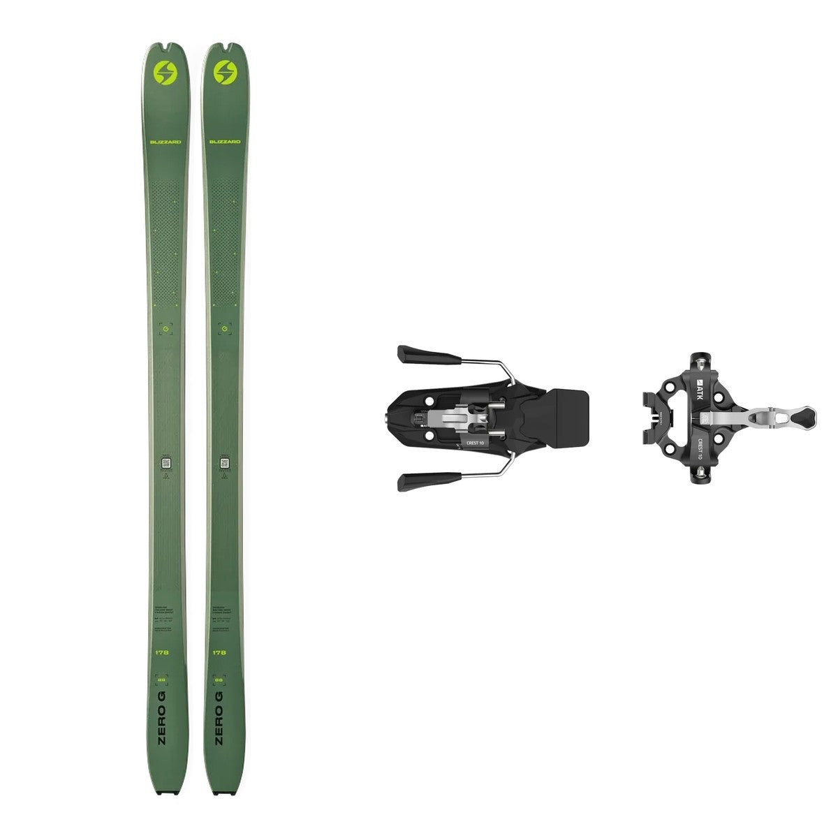 Set: Blizzard Zero G 88 + ATK Crest 10 Black