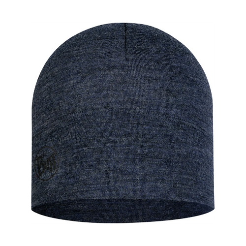 Buff Merino Midweight Beanie Night Blue