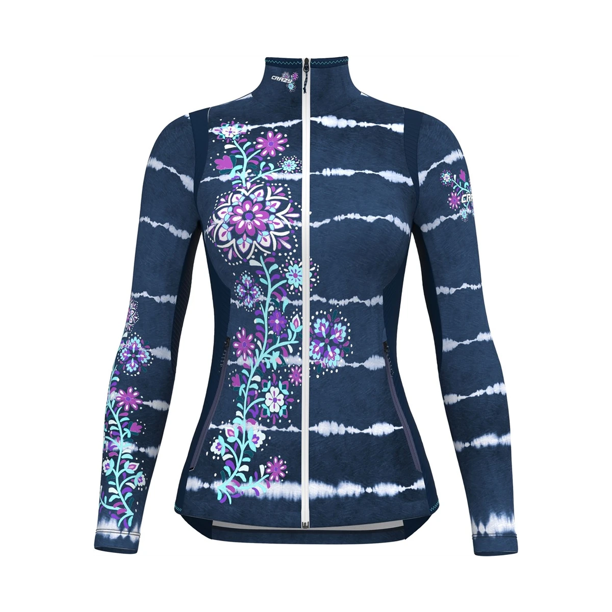 Crazy Idea Pull Wonder Magic Light W Blue, fleece donna leggero per montagna e outdoor