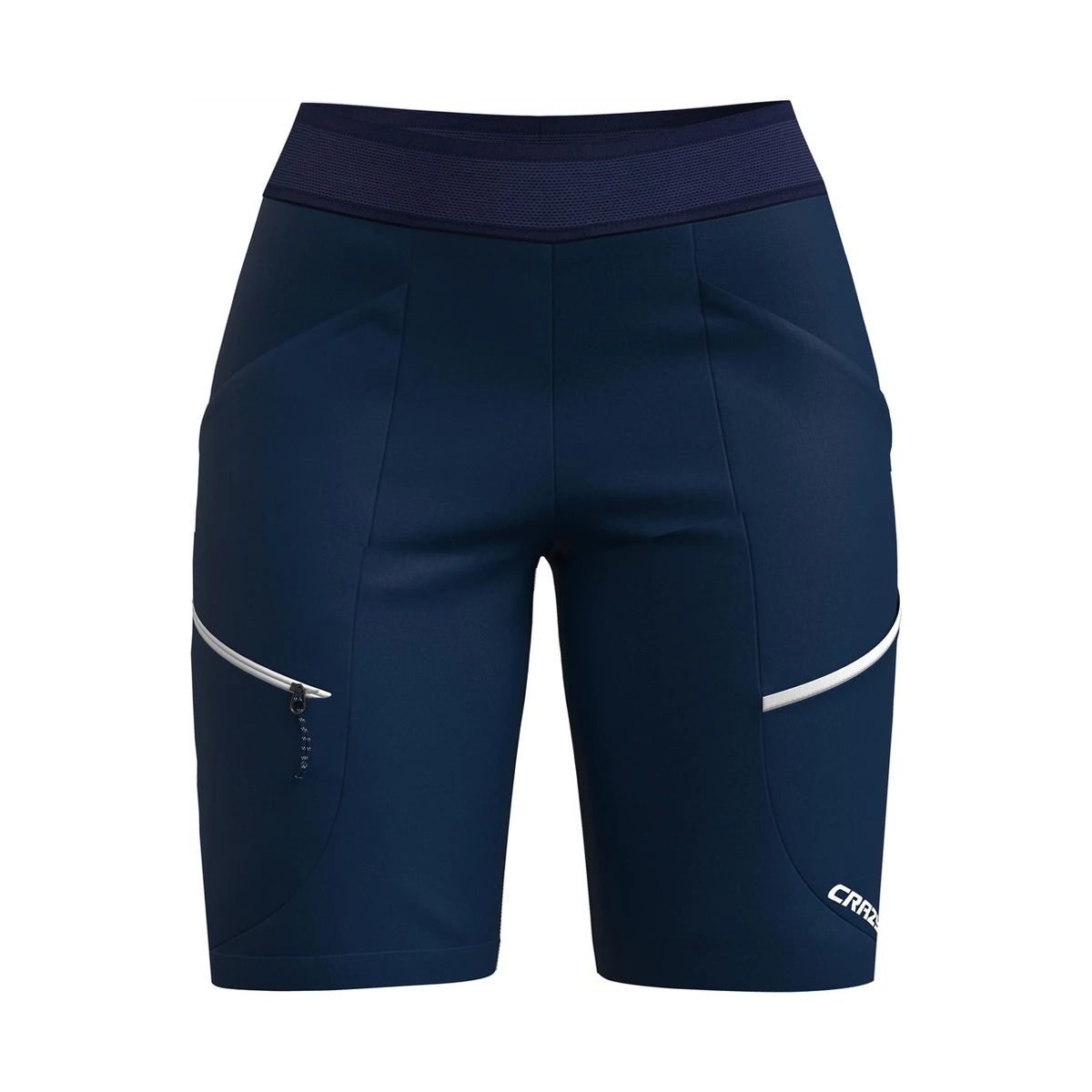Crazy Idea Short Traverse W Blue, leichte Damen-Shorts für Bergsport und Trekking