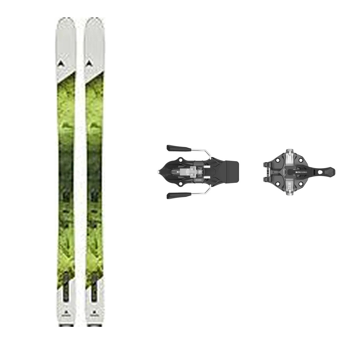 Set: Dynastar M-Vertical 88 White + ATK Raider 13 Evo