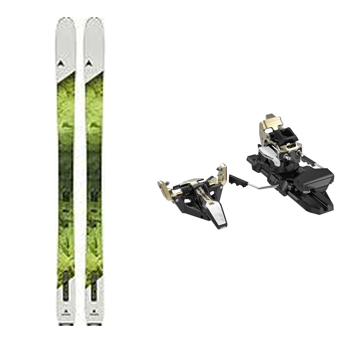 Set: Dynastar M-Vertical 88 White + Dynafit Ridge Binding 75-94