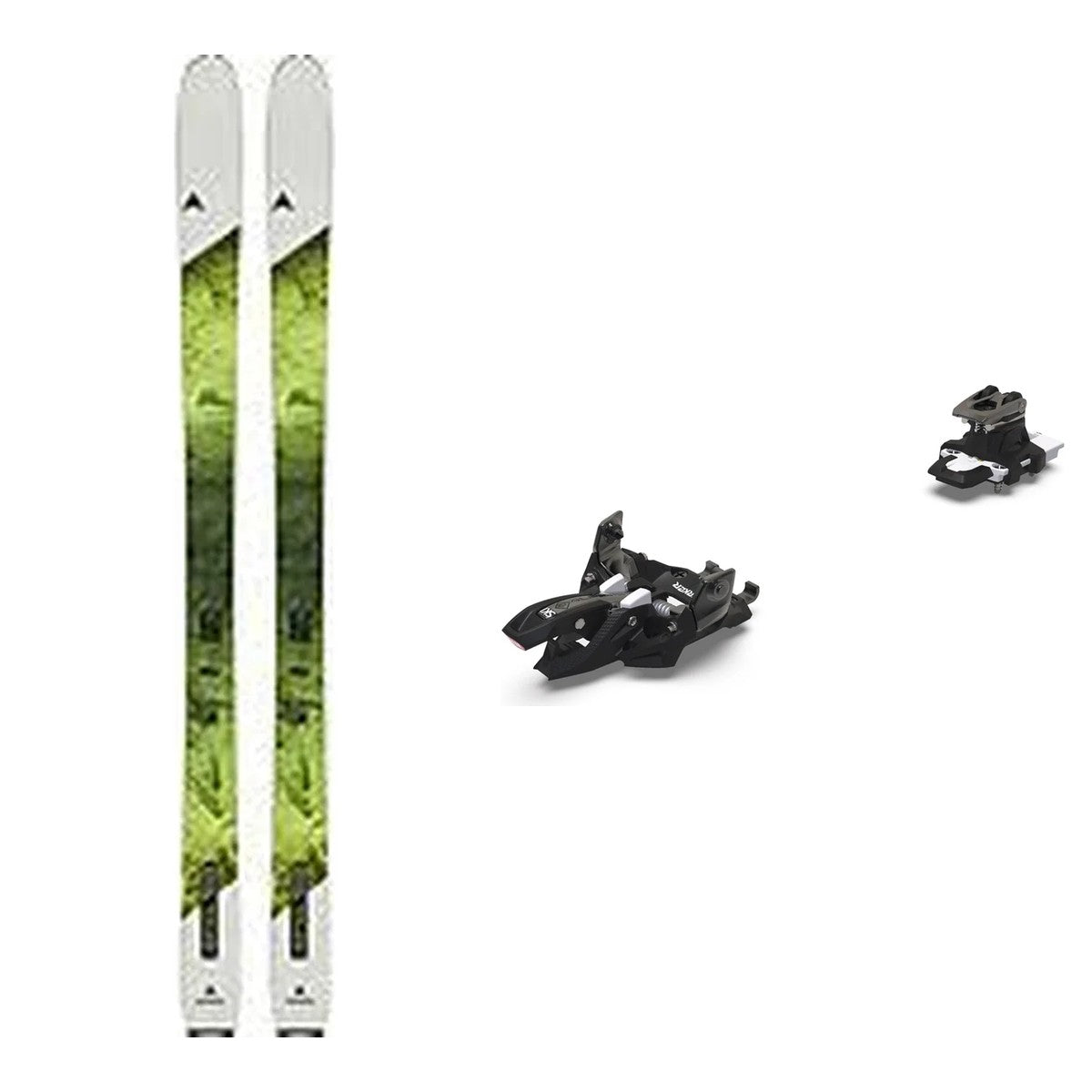 Set: Dynastar M-Vertical 88 White + Marker Alpinist 10 LT