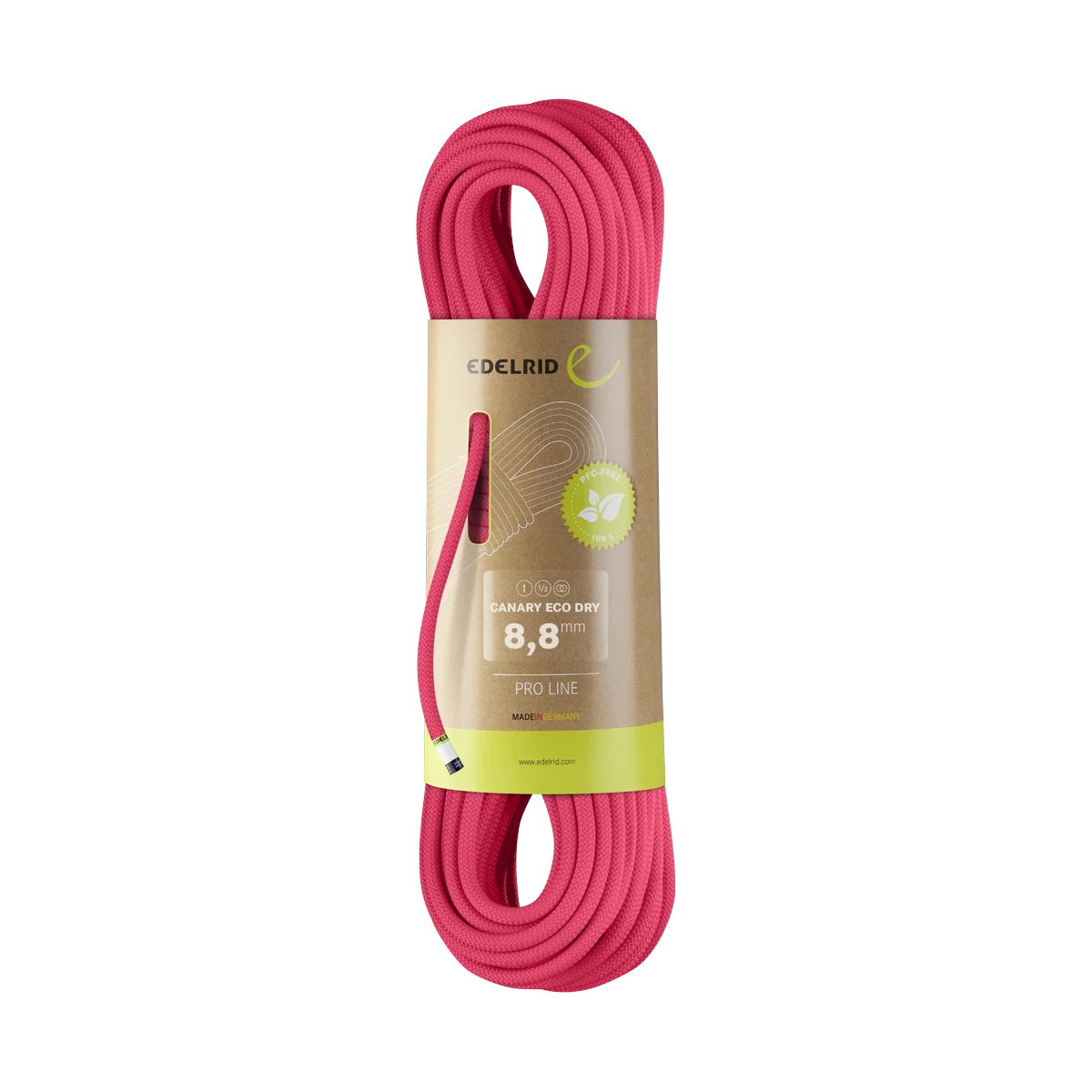 Edelrid Canary Eco Dry 8,8mm 80m Pink