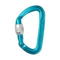Edelrid Pure Screw Blue, leichter Schraubkarabiner für vielseitigen Einsatz