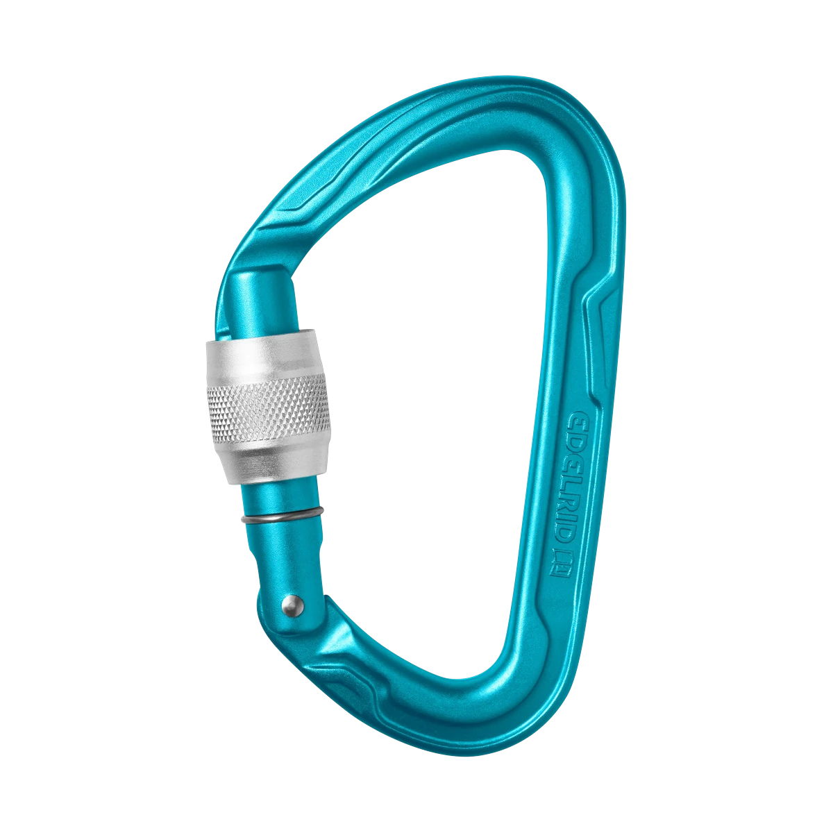 Edelrid Pure Screw Blue, leichter Schraubkarabiner für vielseitigen Einsatz