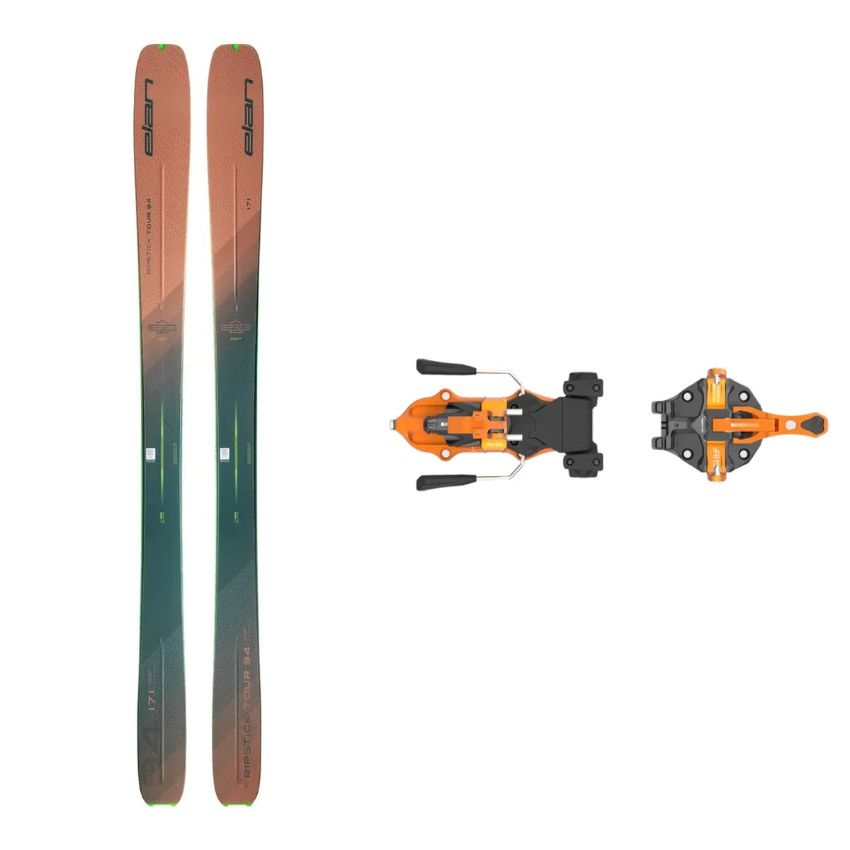 Set: Elan Ripstick Tour 94 W Brown + ATK Freeraider 15 Evo