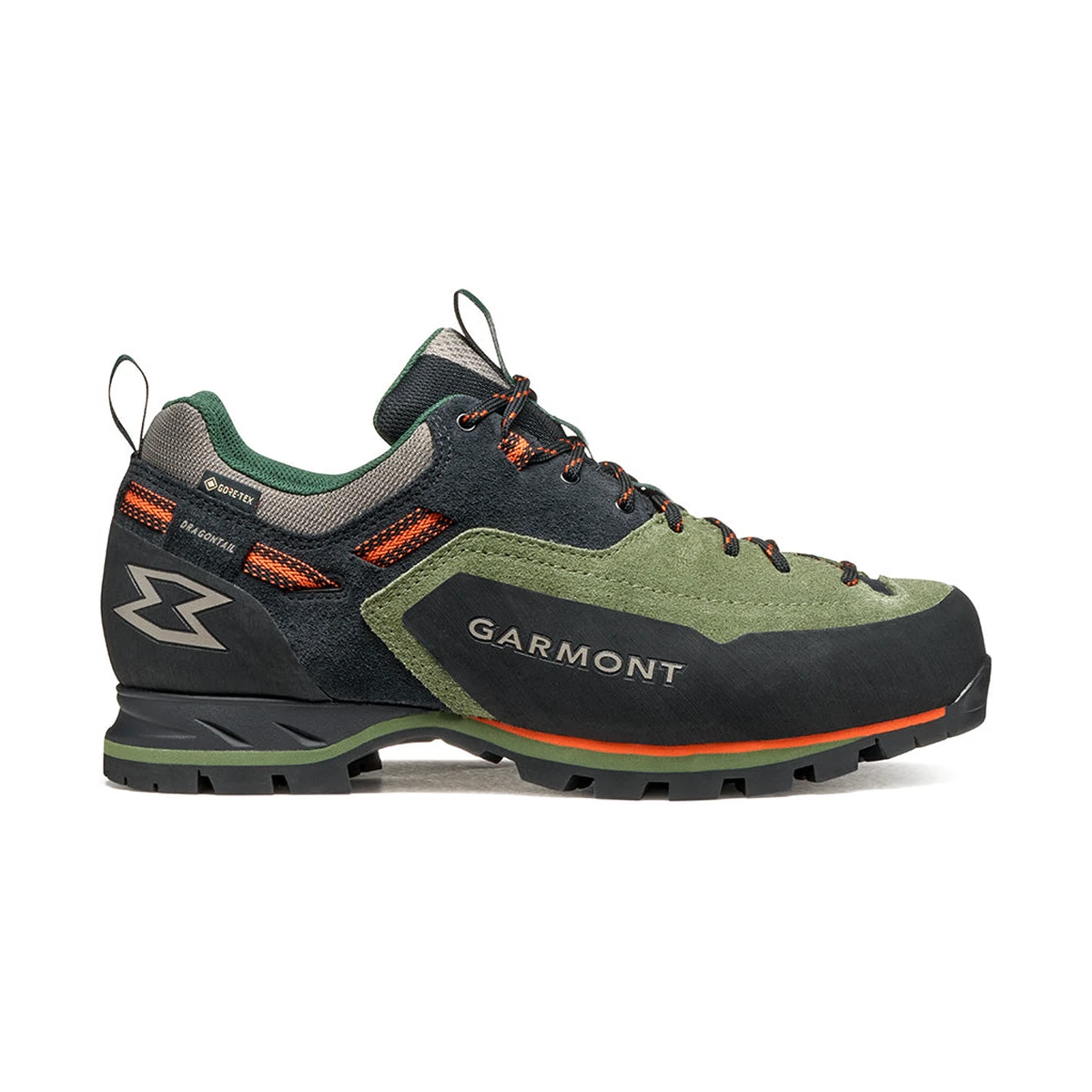 Garmont Dragontail MNT Evo GTX Green, robuster Zustiegsschuh mit Gore-Tex für Alpin und Bergtouren