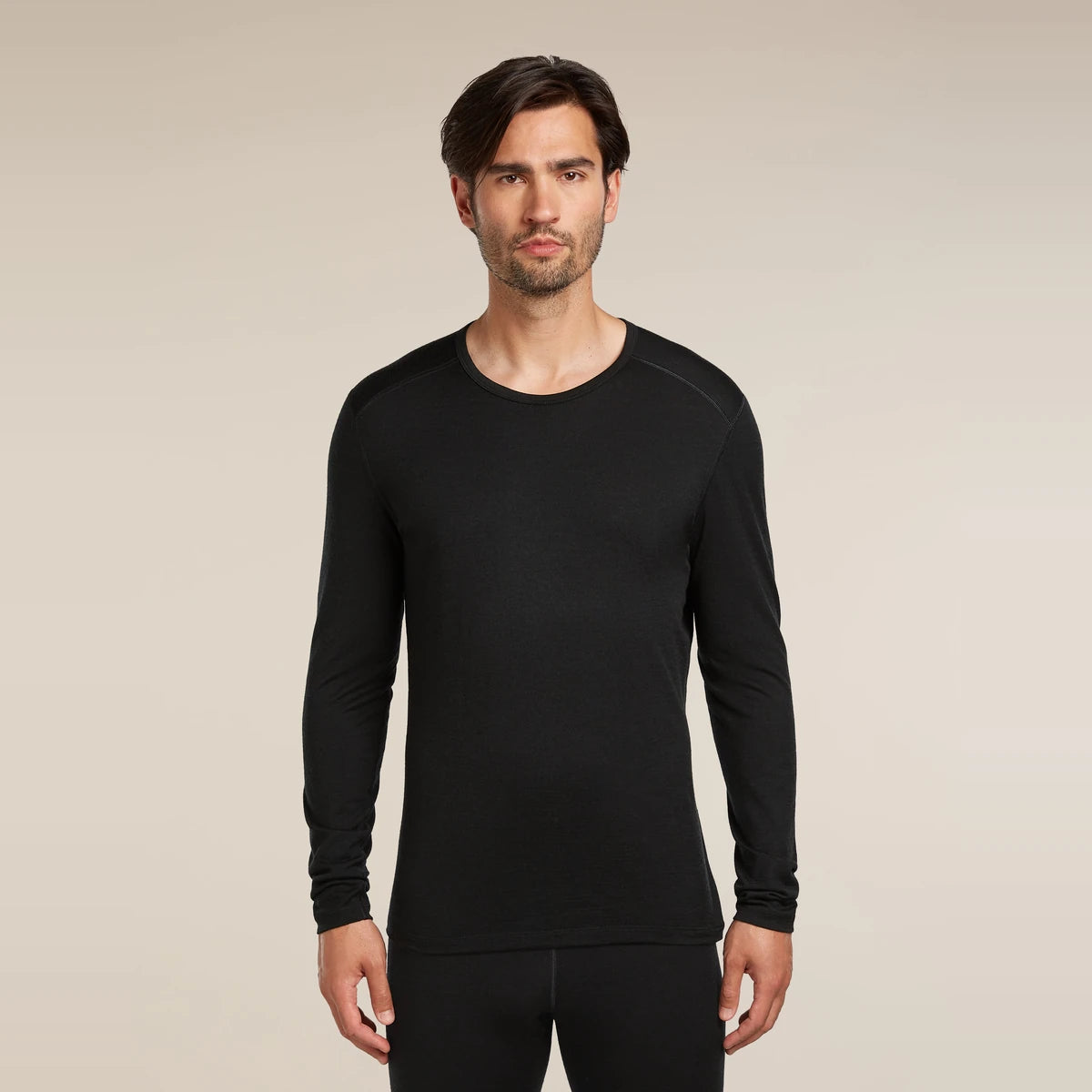 Icebreaker 200 Oasis LS Crewe Black