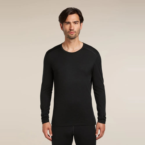 Icebreaker 200 Oasis LS Crewe Black