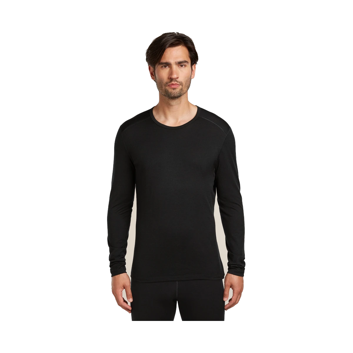 Icebreaker 200 Oasis LS Crewe Black