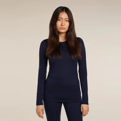 Icebreaker 200 Oasis LS Crewe W Midnight Navy