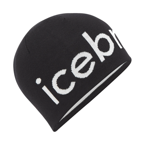 Icebreaker Beanie Black/Ecru Hthr